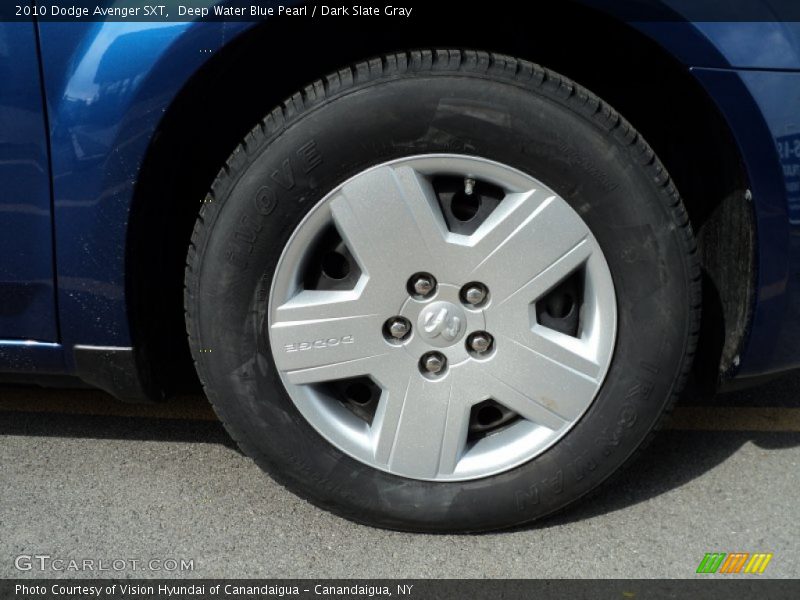 Deep Water Blue Pearl / Dark Slate Gray 2010 Dodge Avenger SXT