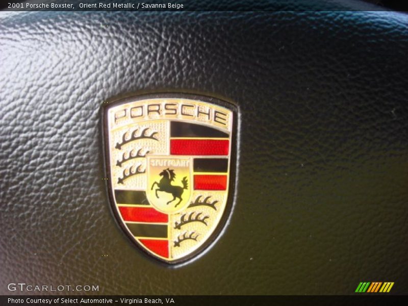 Orient Red Metallic / Savanna Beige 2001 Porsche Boxster