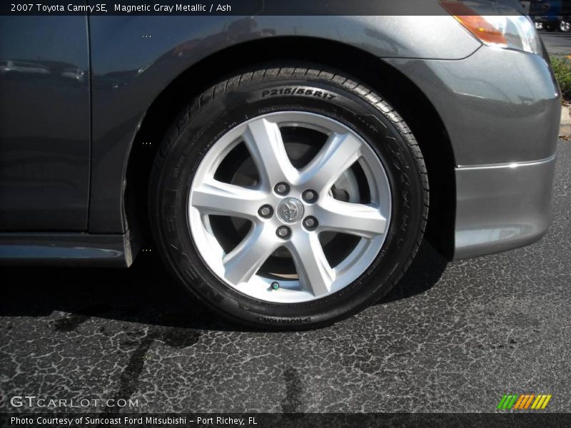 Magnetic Gray Metallic / Ash 2007 Toyota Camry SE