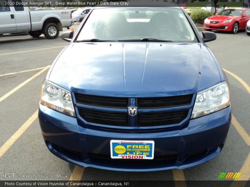 Deep Water Blue Pearl / Dark Slate Gray 2010 Dodge Avenger SXT
