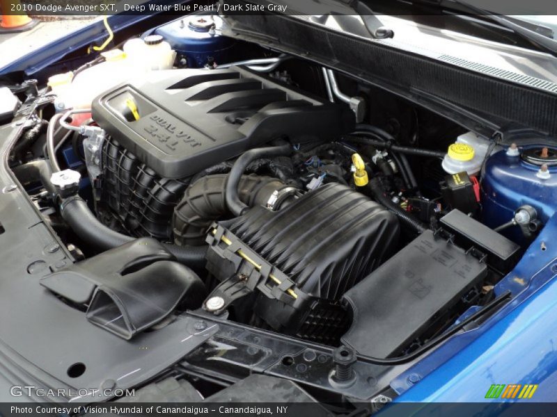Deep Water Blue Pearl / Dark Slate Gray 2010 Dodge Avenger SXT