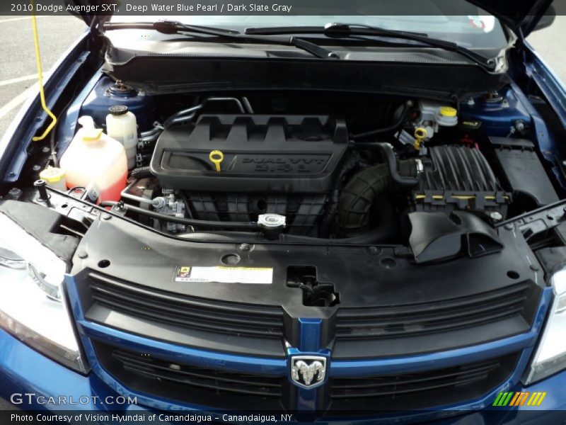 Deep Water Blue Pearl / Dark Slate Gray 2010 Dodge Avenger SXT