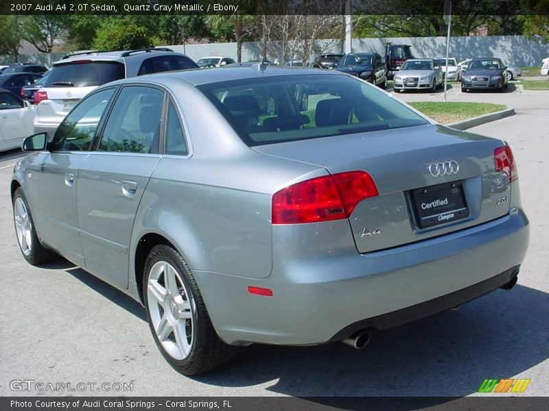 Quartz Gray Metallic / Ebony 2007 Audi A4 2.0T Sedan