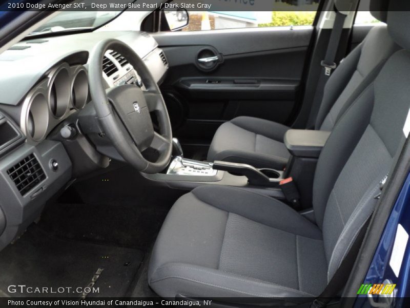 Deep Water Blue Pearl / Dark Slate Gray 2010 Dodge Avenger SXT