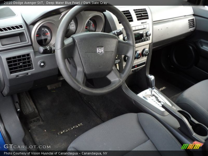 Deep Water Blue Pearl / Dark Slate Gray 2010 Dodge Avenger SXT
