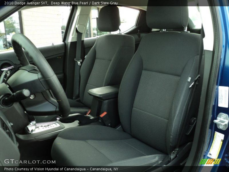 Deep Water Blue Pearl / Dark Slate Gray 2010 Dodge Avenger SXT