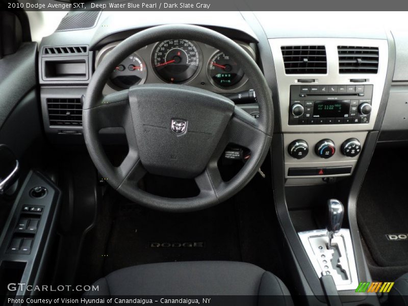 Deep Water Blue Pearl / Dark Slate Gray 2010 Dodge Avenger SXT