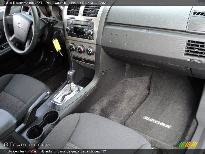 Deep Water Blue Pearl / Dark Slate Gray 2010 Dodge Avenger SXT