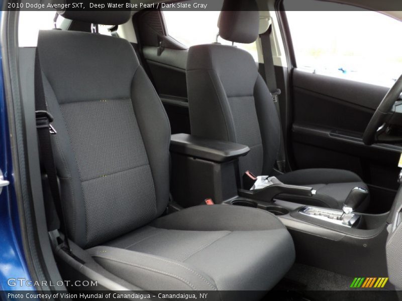 Deep Water Blue Pearl / Dark Slate Gray 2010 Dodge Avenger SXT