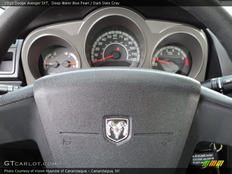 Deep Water Blue Pearl / Dark Slate Gray 2010 Dodge Avenger SXT
