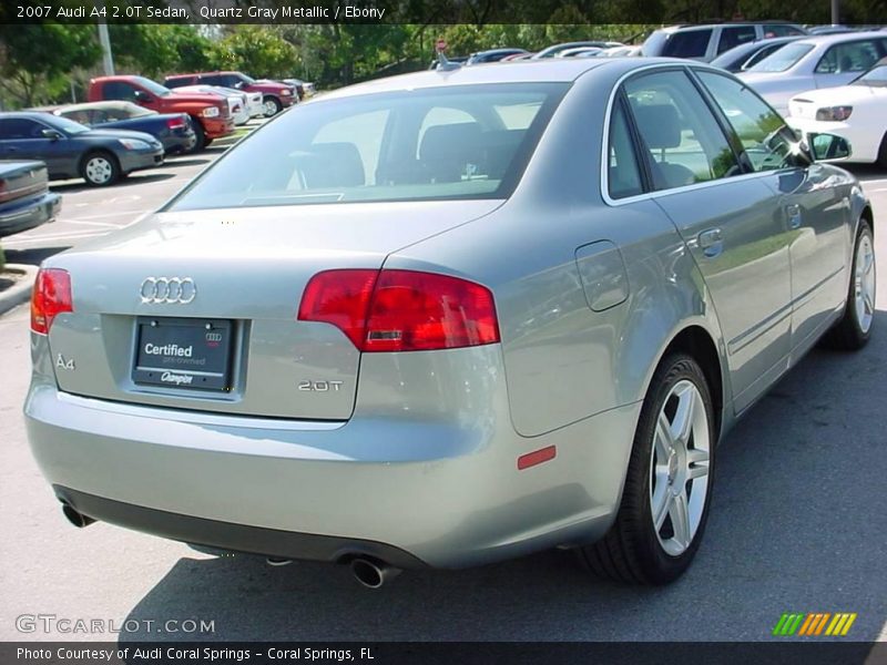 Quartz Gray Metallic / Ebony 2007 Audi A4 2.0T Sedan