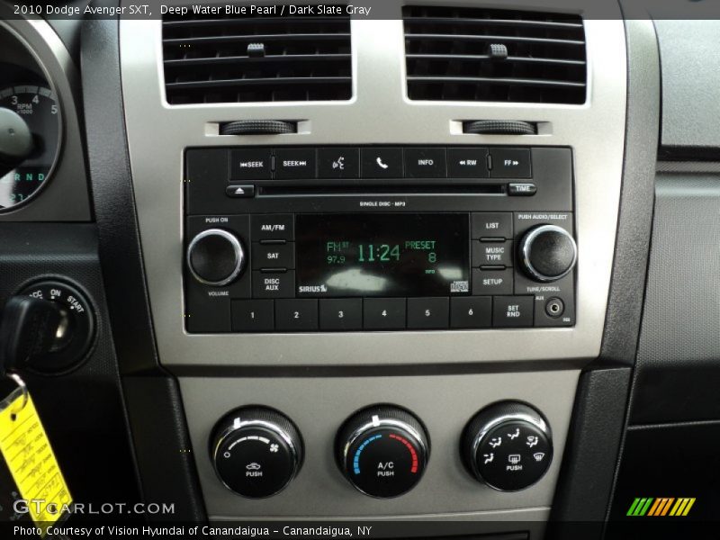 Deep Water Blue Pearl / Dark Slate Gray 2010 Dodge Avenger SXT