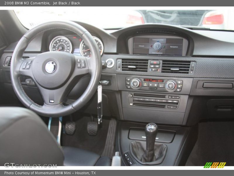 Jet Black / Black 2008 BMW M3 Convertible
