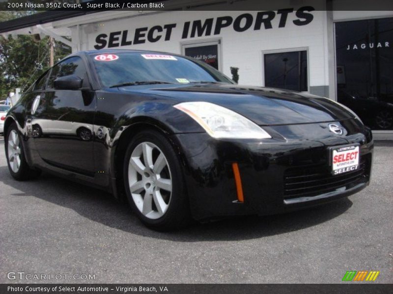 Super Black / Carbon Black 2004 Nissan 350Z Coupe