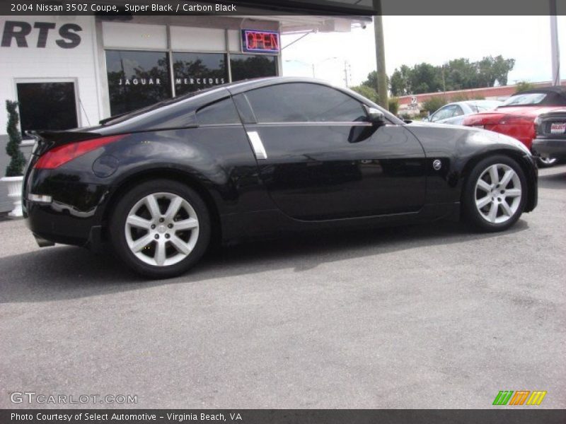 Super Black / Carbon Black 2004 Nissan 350Z Coupe