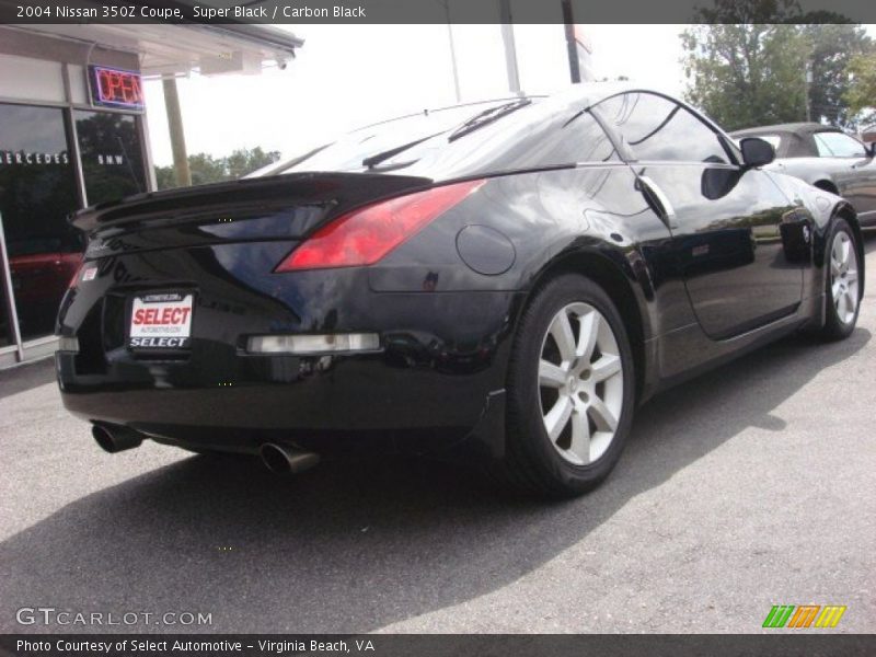 Super Black / Carbon Black 2004 Nissan 350Z Coupe