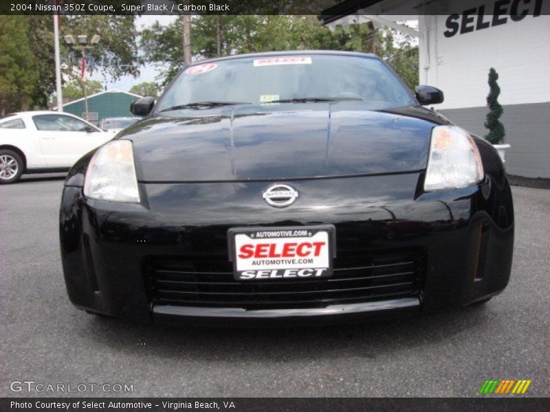 Super Black / Carbon Black 2004 Nissan 350Z Coupe