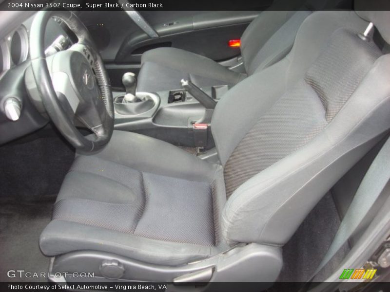 Super Black / Carbon Black 2004 Nissan 350Z Coupe