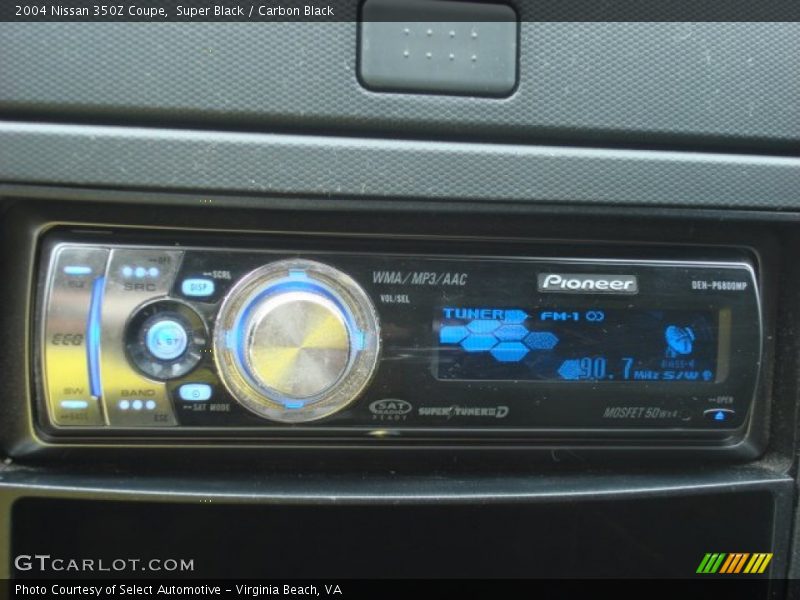 Super Black / Carbon Black 2004 Nissan 350Z Coupe