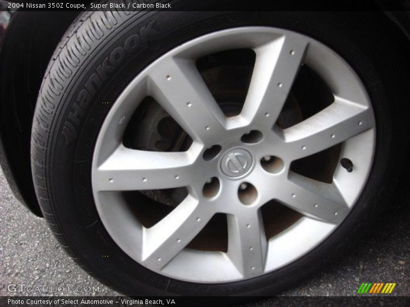Super Black / Carbon Black 2004 Nissan 350Z Coupe