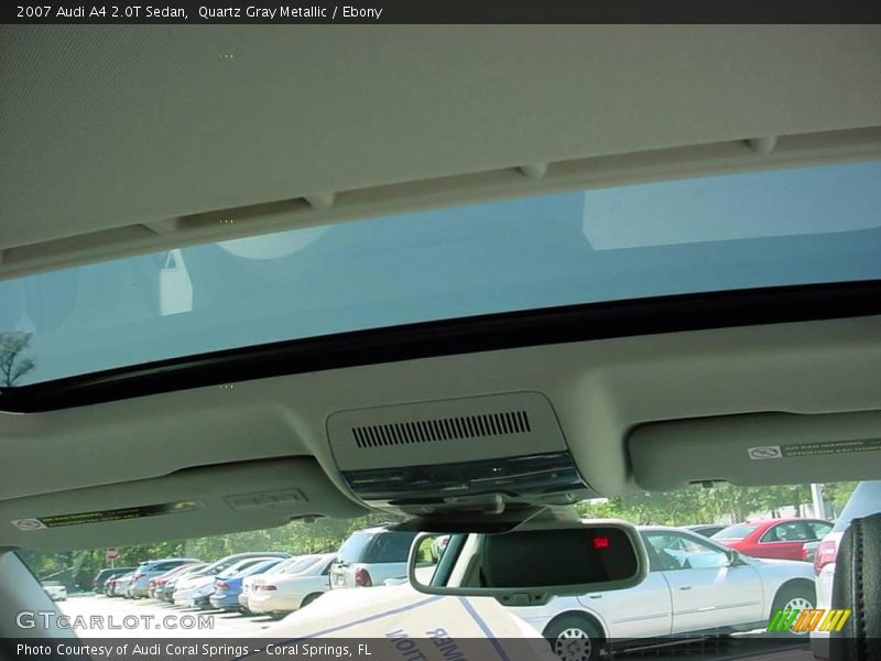 Quartz Gray Metallic / Ebony 2007 Audi A4 2.0T Sedan