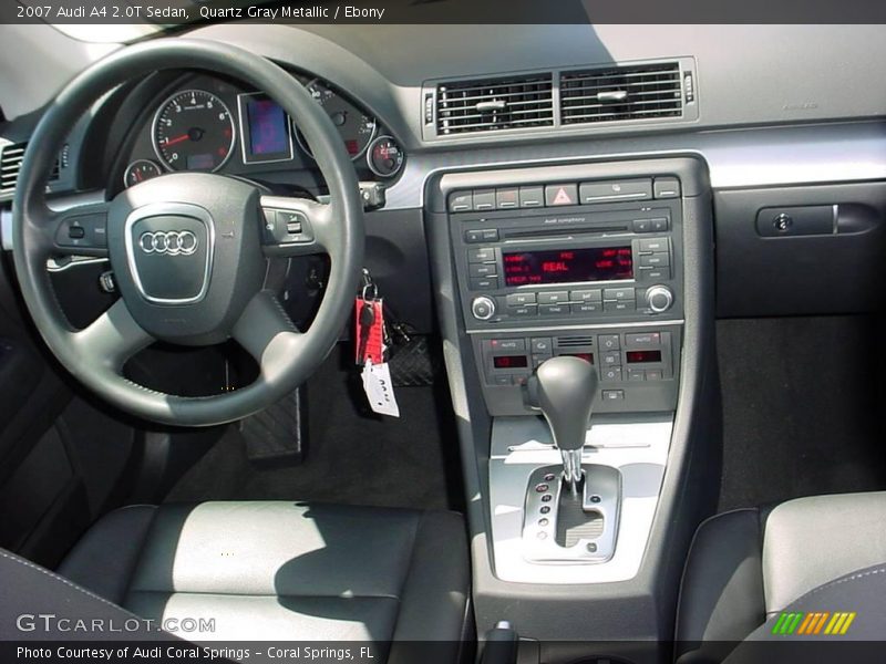 Quartz Gray Metallic / Ebony 2007 Audi A4 2.0T Sedan