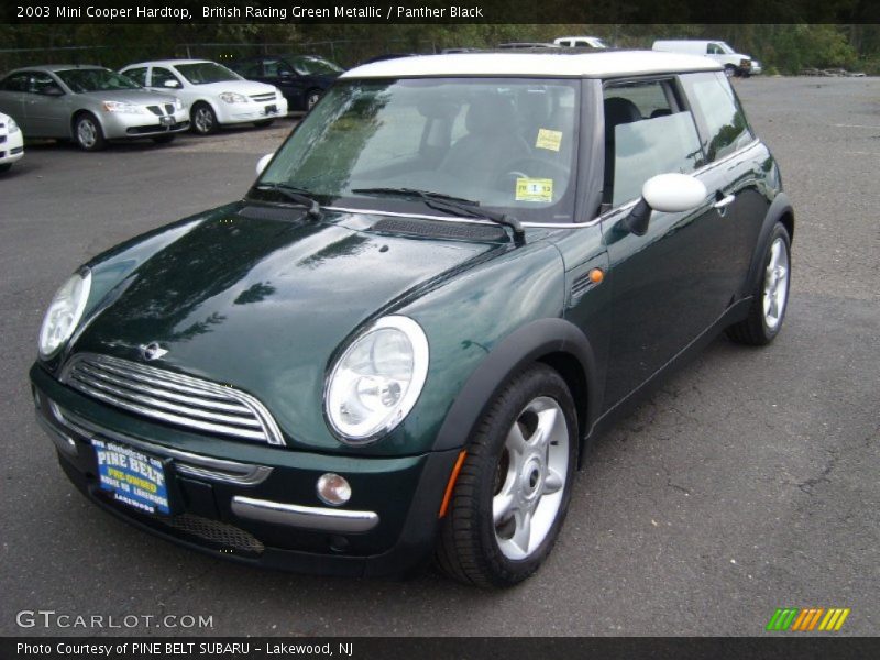 British Racing Green Metallic / Panther Black 2003 Mini Cooper Hardtop