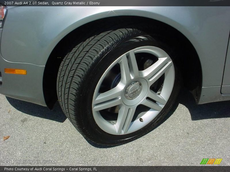 Quartz Gray Metallic / Ebony 2007 Audi A4 2.0T Sedan