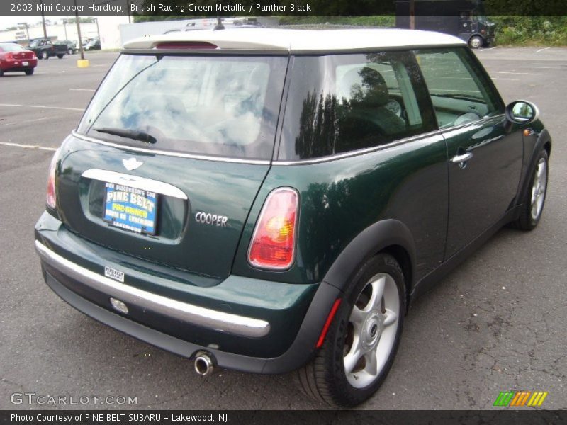 British Racing Green Metallic / Panther Black 2003 Mini Cooper Hardtop