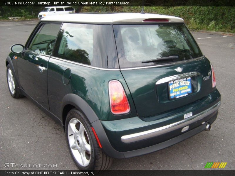 British Racing Green Metallic / Panther Black 2003 Mini Cooper Hardtop