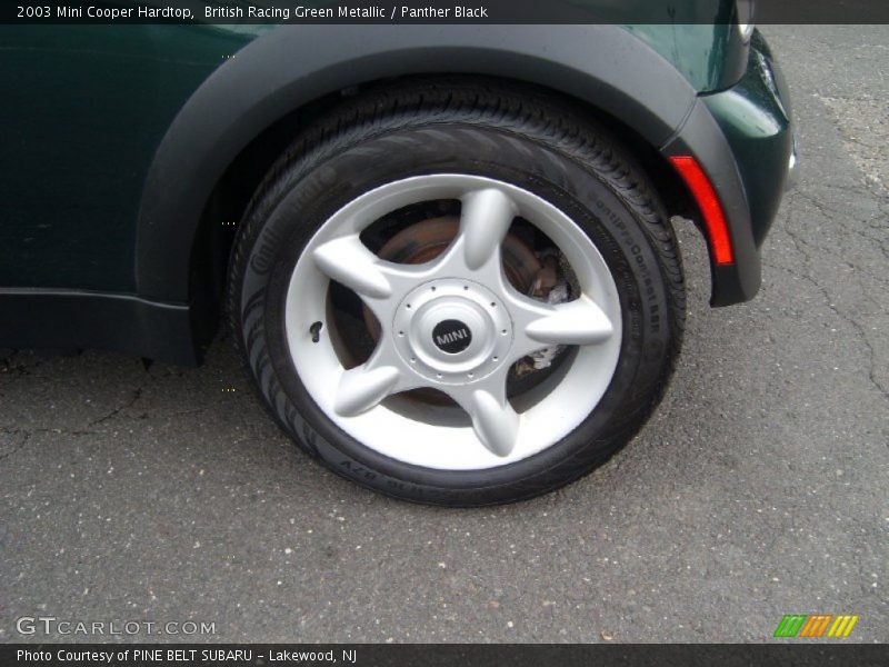 British Racing Green Metallic / Panther Black 2003 Mini Cooper Hardtop