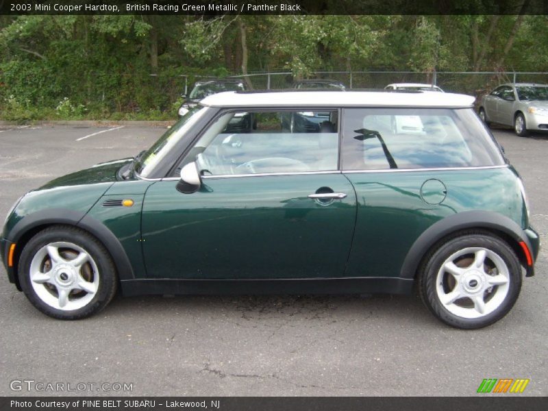 British Racing Green Metallic / Panther Black 2003 Mini Cooper Hardtop