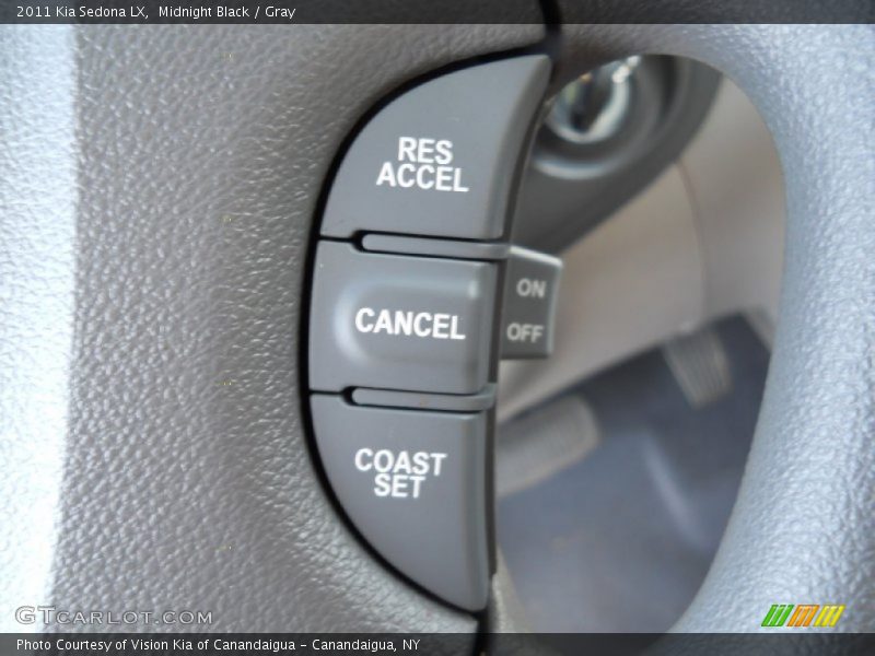 Midnight Black / Gray 2011 Kia Sedona LX