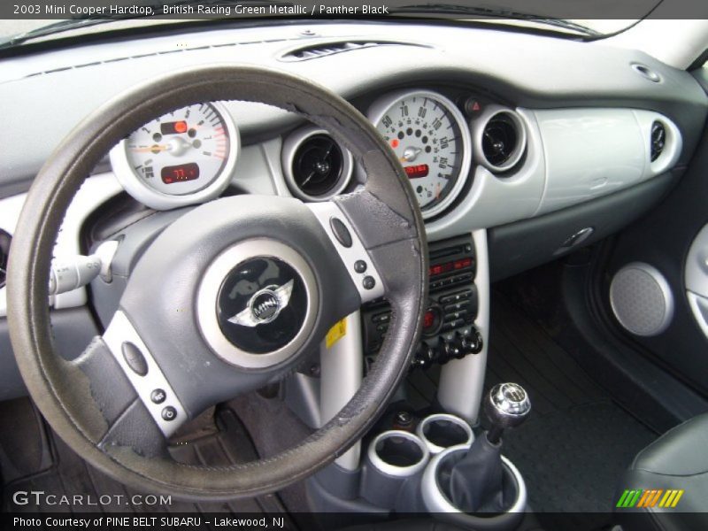 British Racing Green Metallic / Panther Black 2003 Mini Cooper Hardtop