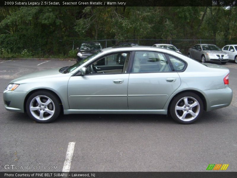 Seacrest Green Metallic / Warm Ivory 2009 Subaru Legacy 2.5i Sedan