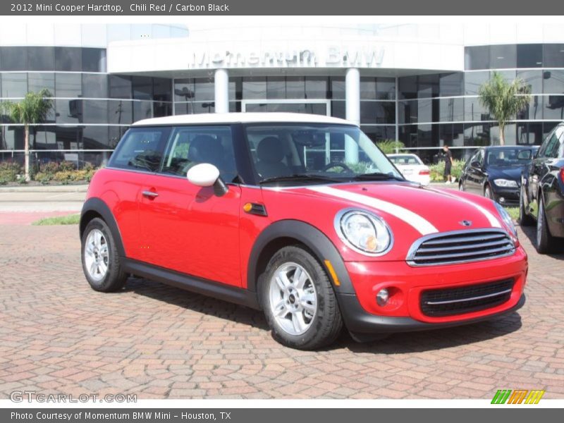 Chili Red / Carbon Black 2012 Mini Cooper Hardtop