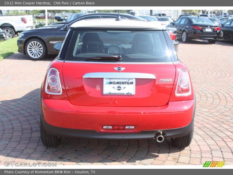Chili Red / Carbon Black 2012 Mini Cooper Hardtop