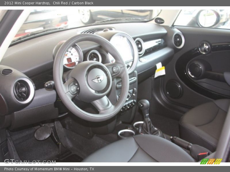  2012 Cooper Hardtop Carbon Black Interior