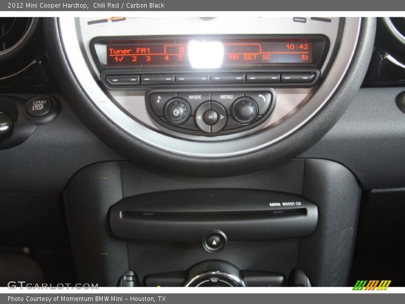 Chili Red / Carbon Black 2012 Mini Cooper Hardtop