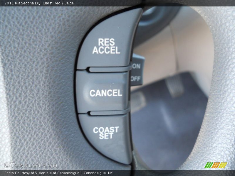 Claret Red / Beige 2011 Kia Sedona LX