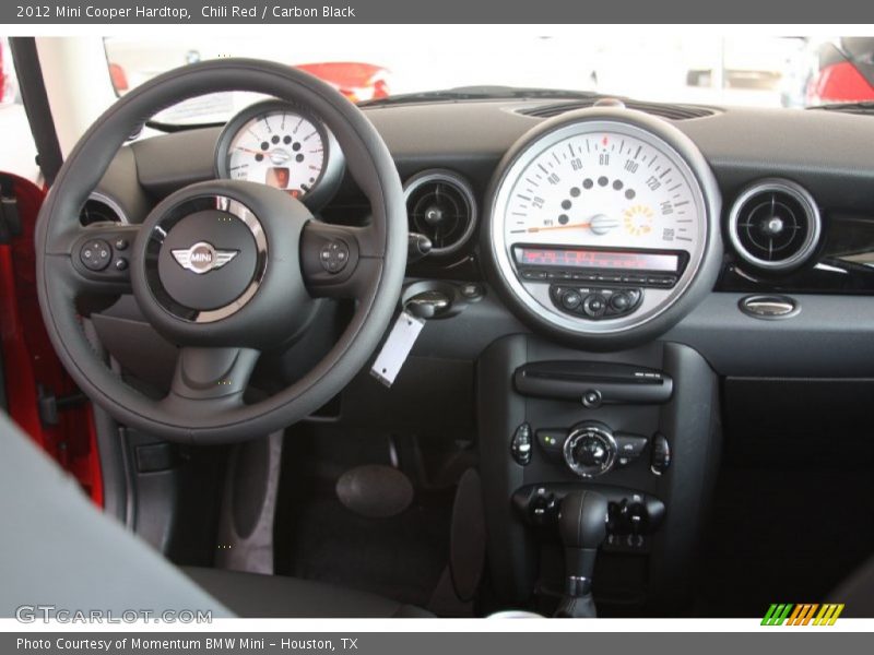 Dashboard of 2012 Cooper Hardtop