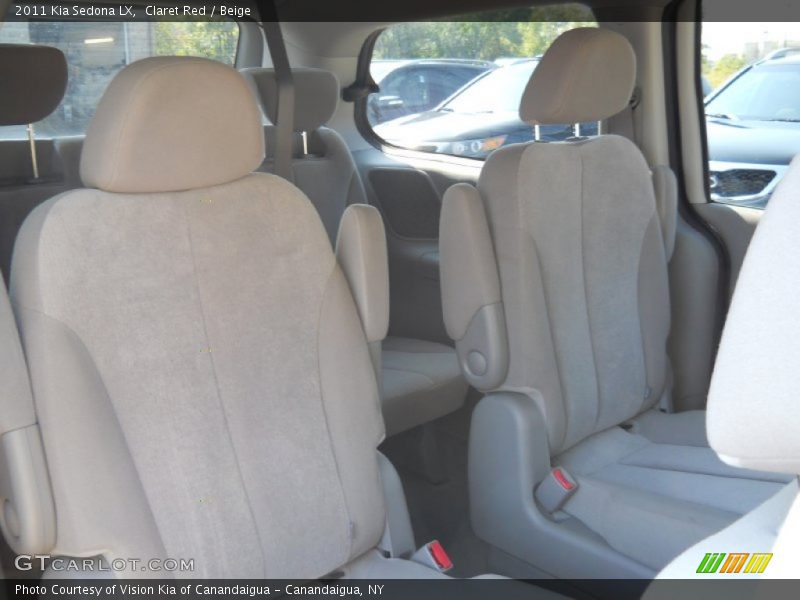 Claret Red / Beige 2011 Kia Sedona LX