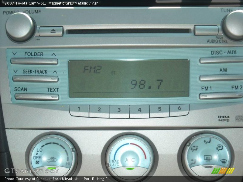 Magnetic Gray Metallic / Ash 2007 Toyota Camry SE