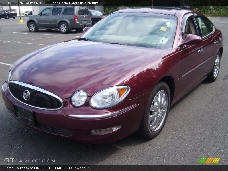 Dark Garnet Metallic / Neutral 2007 Buick LaCrosse CXL