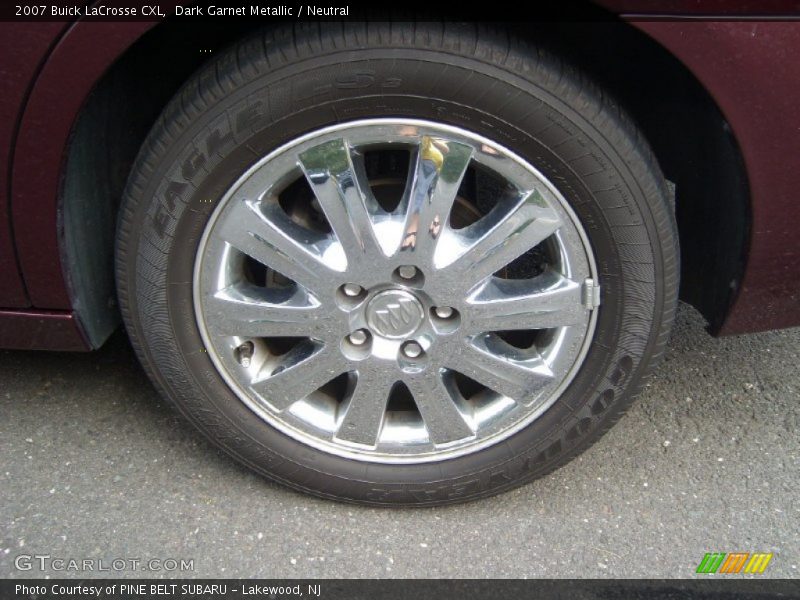 Dark Garnet Metallic / Neutral 2007 Buick LaCrosse CXL