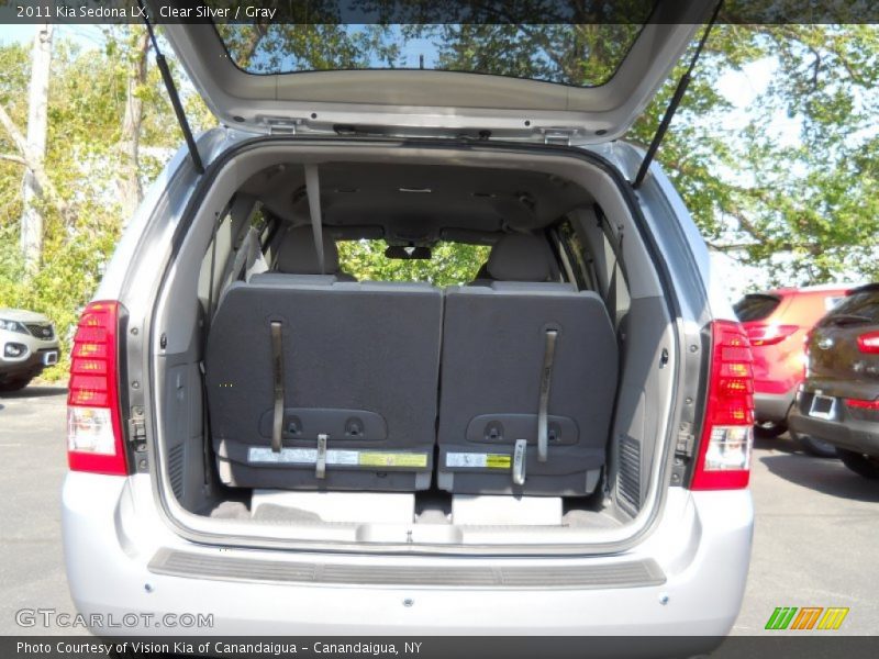 Clear Silver / Gray 2011 Kia Sedona LX