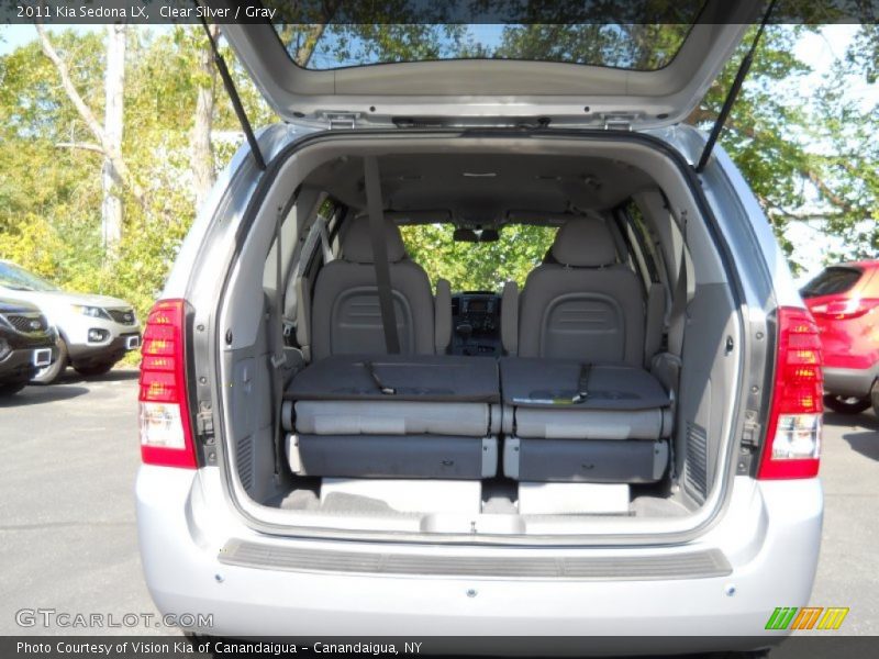 Clear Silver / Gray 2011 Kia Sedona LX