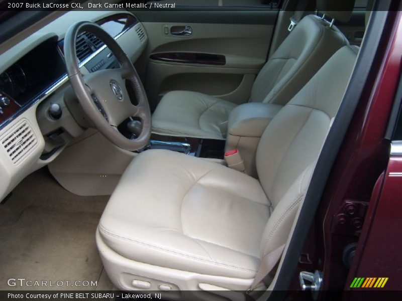 Dark Garnet Metallic / Neutral 2007 Buick LaCrosse CXL