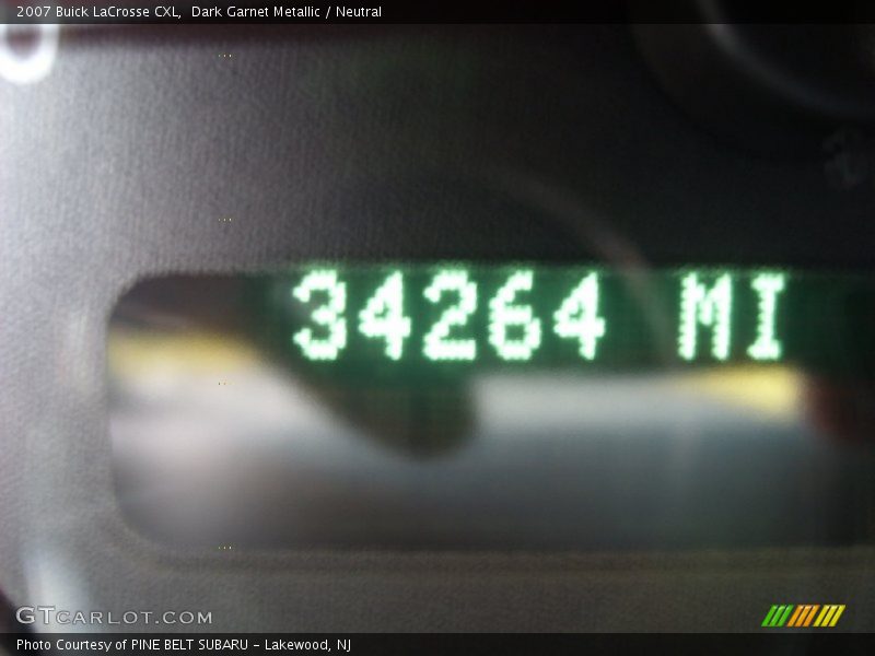 Dark Garnet Metallic / Neutral 2007 Buick LaCrosse CXL