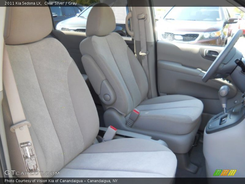 Clear Silver / Gray 2011 Kia Sedona LX